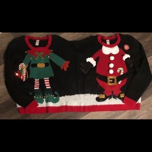 Ugly Christmas Sweater for Two